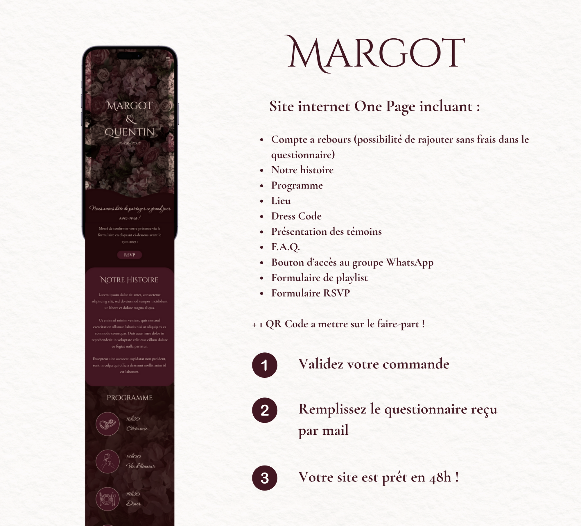 Site internet Margot – Image 3