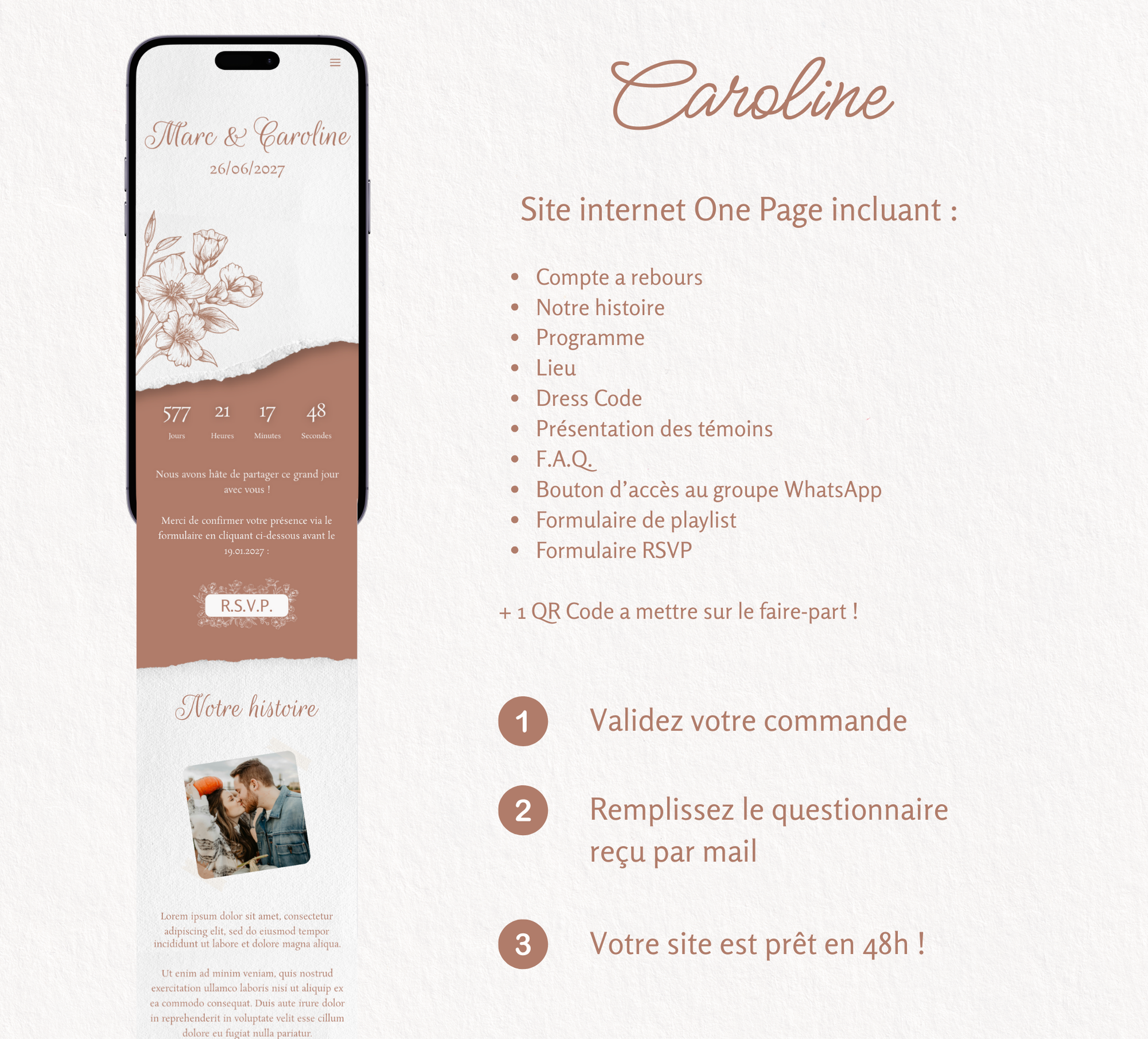 Site internet Caroline – Image 3